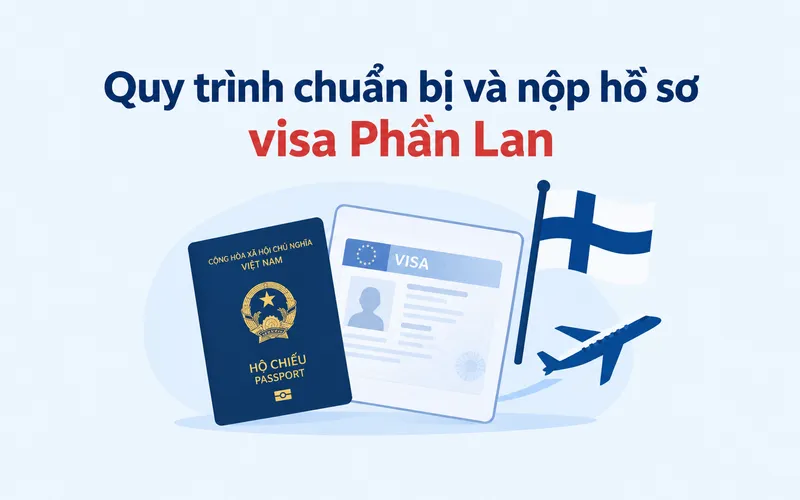 Các bước chuẩn bị và nộp hồ sơ xin visa Phần Lan