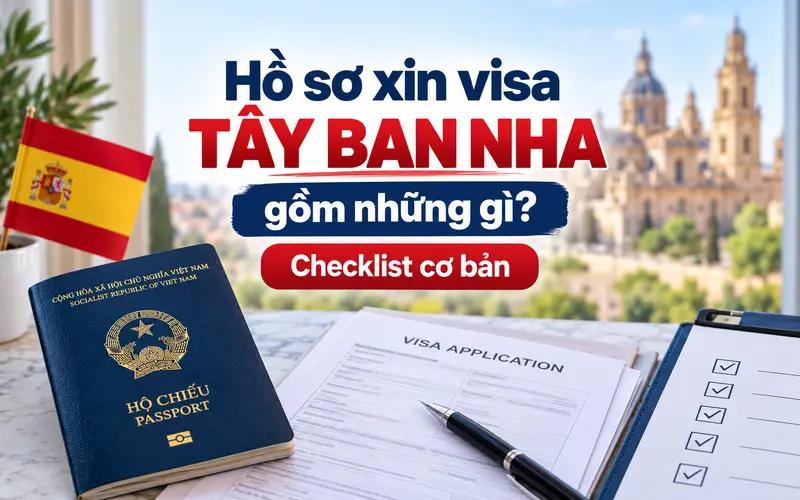 Hồ sơ cơ bản cần chuẩn bị khi xin visa Tây Ban Nha