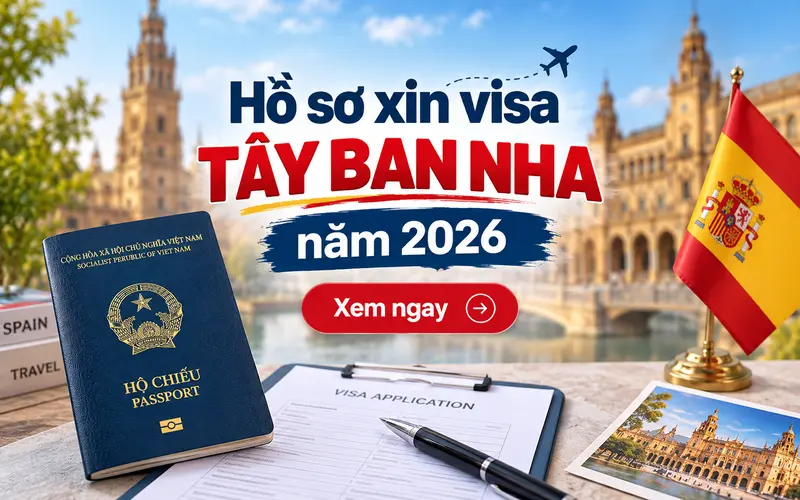 Hồ sơ xin visa Tây Ban Nha