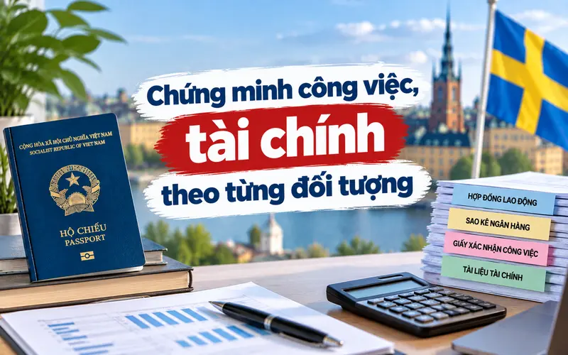 Hướng dẫn chứng minh công việc, tài chính theo từng đối tượng