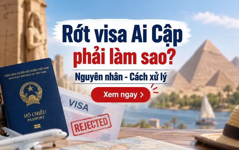 Rớt visa Ai Cập