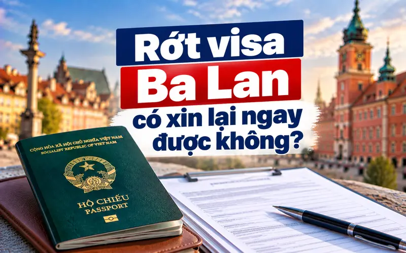 Tìm hiểu rớt visa Ba Lan có xin lại ngay được không
