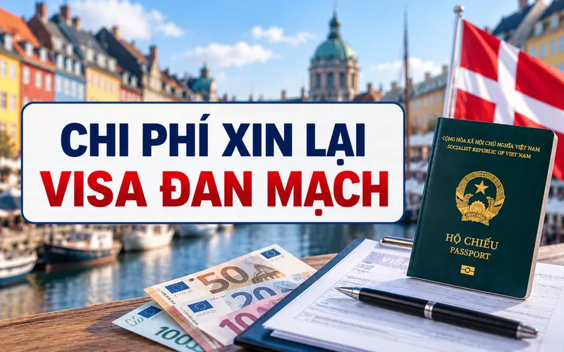Tìm hiểu chi phí xin lại visa Đan Mạch