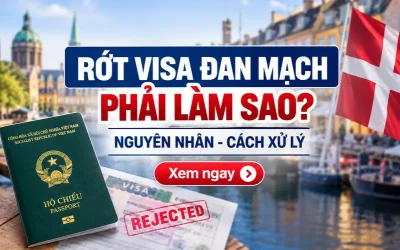 Rớt visa Đan Mạch phải làm sao?