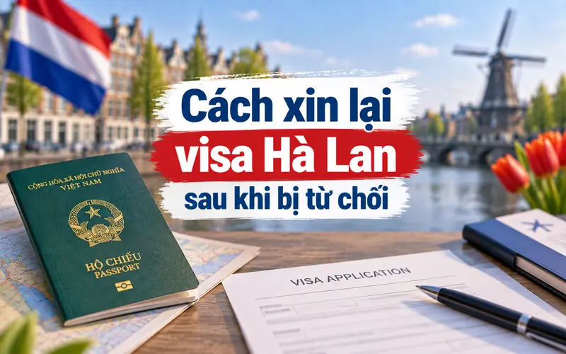 Hướng dẫn cách xin lại visa Hà Lan sau khi bị từ chối