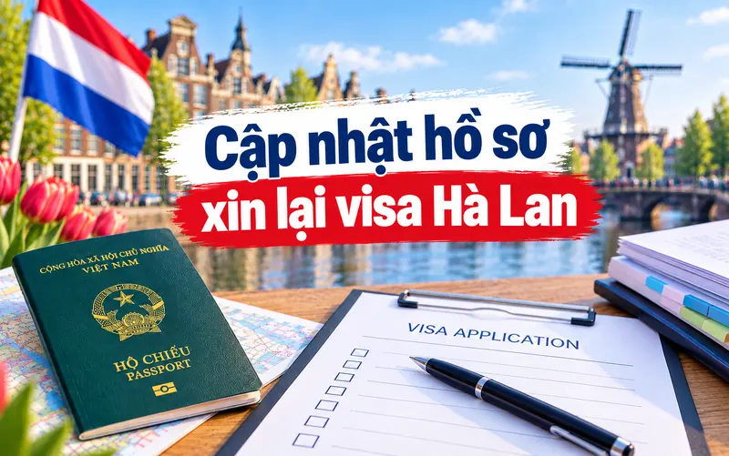 Hồ sơ cần chuẩn bị khi xin lại visa Hà Lan