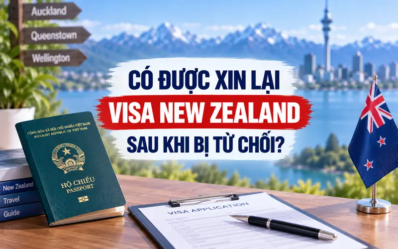 Tìm hiểu có được xin lại visa New Zealand sau khi bị từ chối không