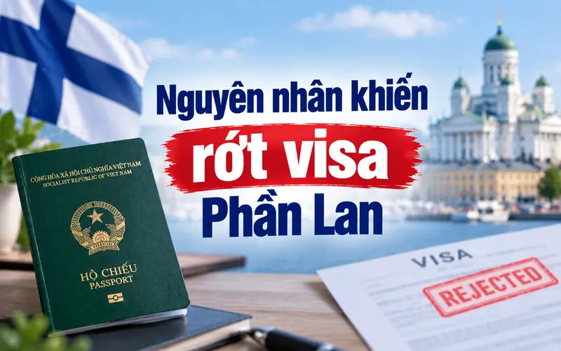 Nguyên nhân thường gặp khiến rớt visa Phần Lan