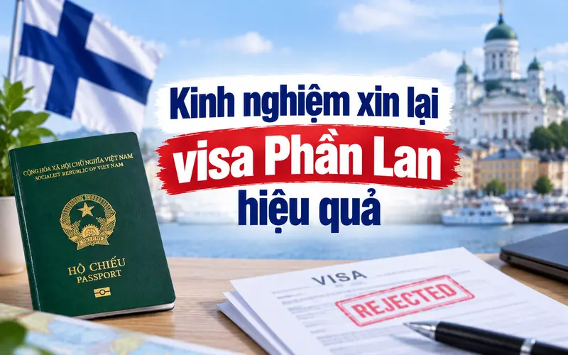 Kinh nghiệm xin lại visa Phần Lan tối ưu