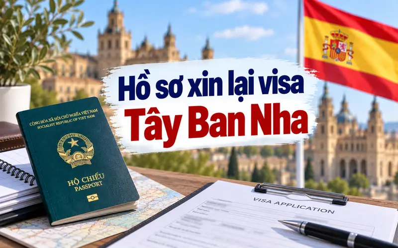 Hồ sơ cần chuẩn bị khi xin lại visa Tây Ban Nha