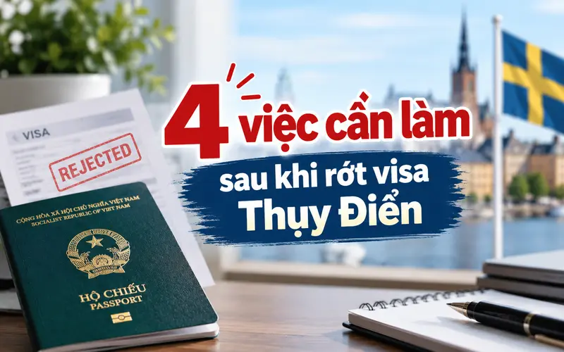 Những việc nên làm sau khi rớt visa Thụy Điển