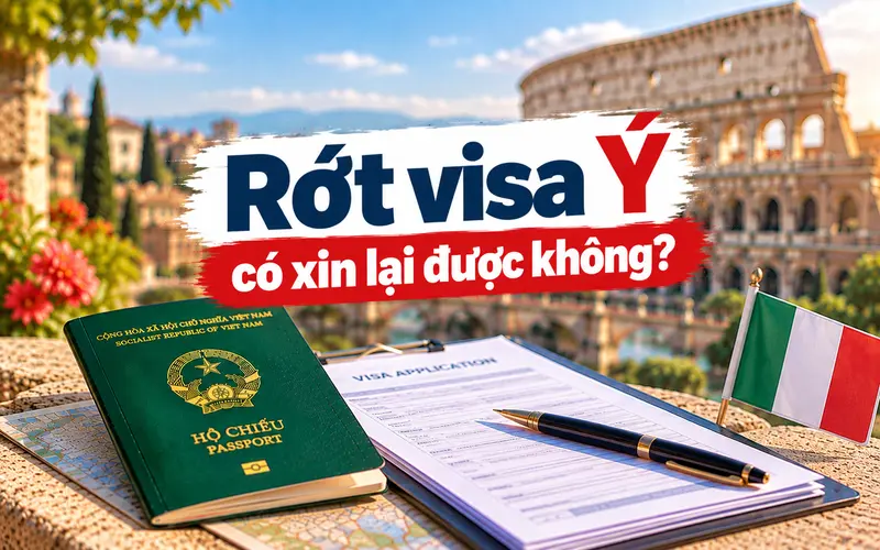 Tìm hiểu rớt visa Ý xin lại có được không