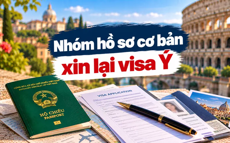 Hồ sơ cần chuẩn bị khi xin lại visa Ý
