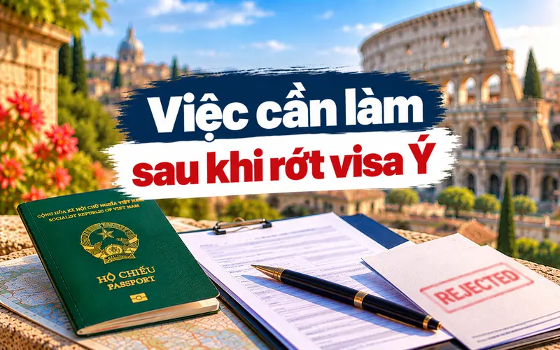 Các việc nên làm sau khi rớt visa Ý