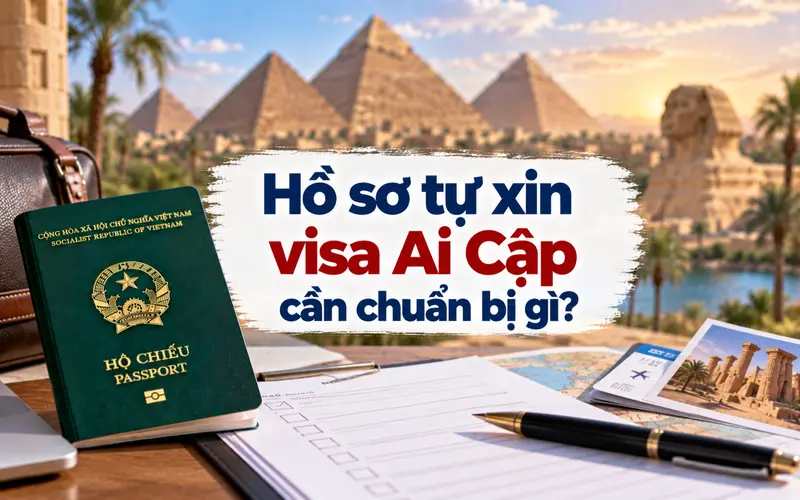 Hồ sơ cần chuẩn bị khi xin visa Ai Cập