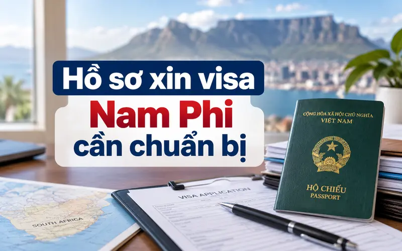 Hồ sơ cần chuẩn bị khi tự xin visa Nam Phi