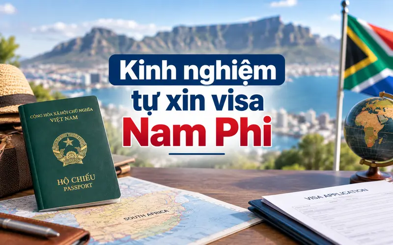 Kinh nghiệm tự xin visa Nam Phi hiệu quả