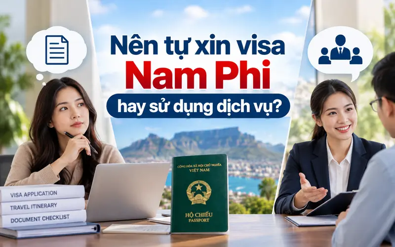 Gợi ý trường hợp nên tự xin visa hay sử dụng dịch vụ