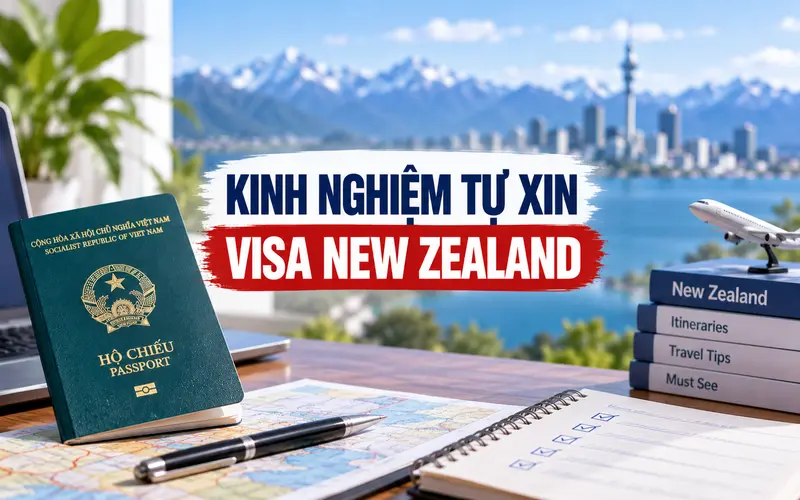 Kinh nghiệm tự xin visa New Zealand tối ưu