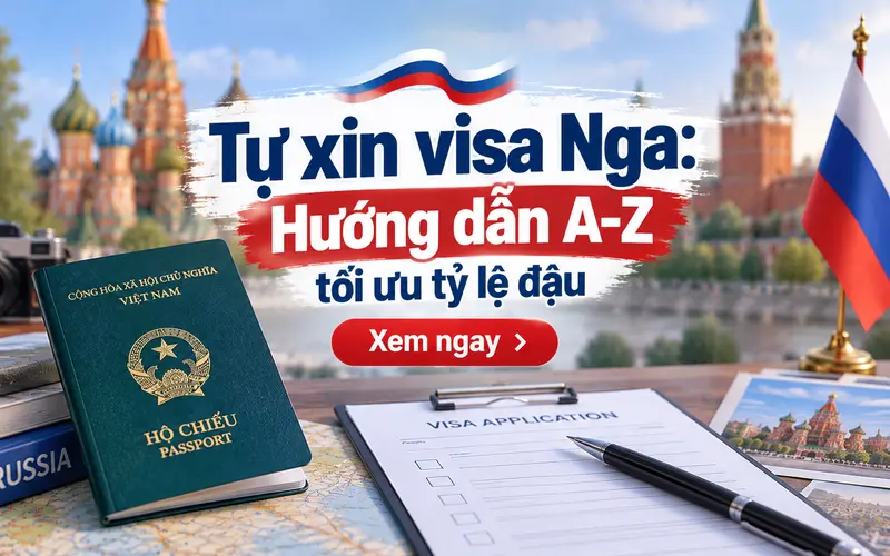 Tự xin visa Nga