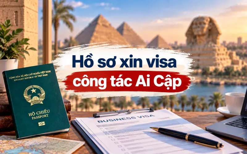 Hồ sơ cơ bản xin visa công tác Ai Cập