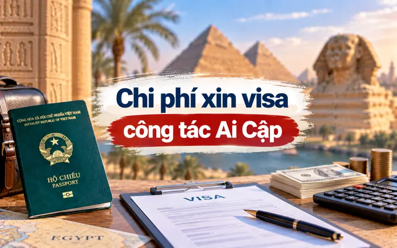 Tìm hiểu chi phí xin visa công tác Ai Cập