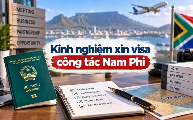 Kinh nghiệm xin visa công tác Nam Phi tối ưu