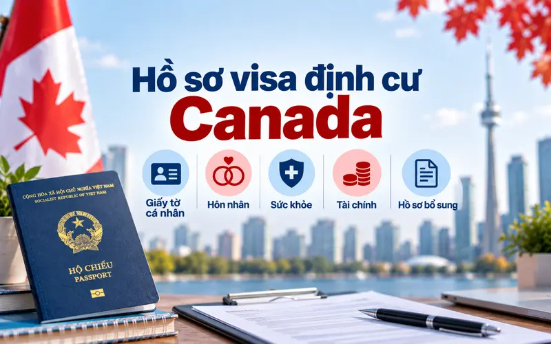 Hồ sơ cần chuẩn bị khi xin visa định cư Canada