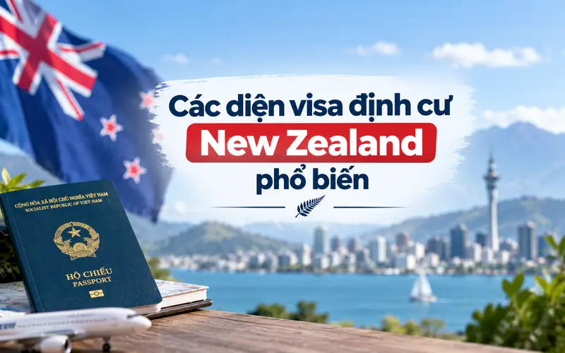Các diện visa định cư New Zealand phổ biến