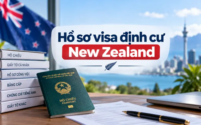 Hồ sơ cần chuẩn bị khi xin visa định cư New Zealand