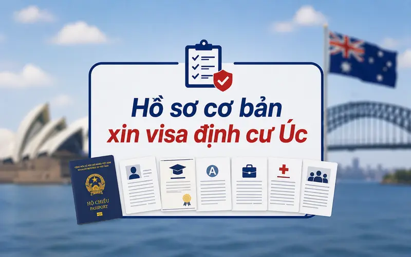 Hồ sơ cần chuẩn bị khi xin visa định cư Úc