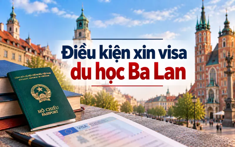 Cập nhật điều kiện xin visa du học Ba Lan
