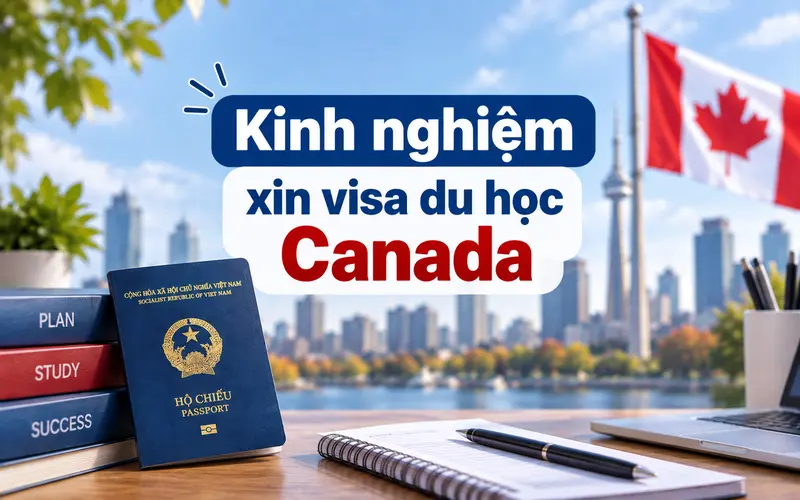 Kinh nghiệm xin visa du học Canada hiệu quả