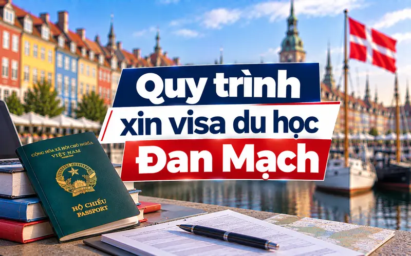 Hướng dẫn các bước xin visa du học Đan Mạch