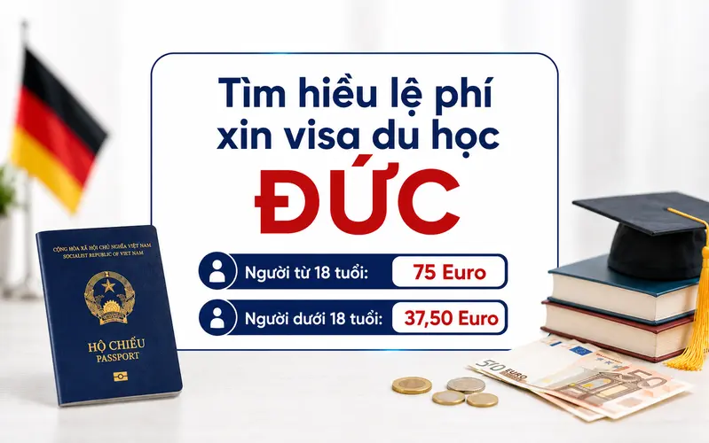 Cập nhật lệ phí visa du học Đức