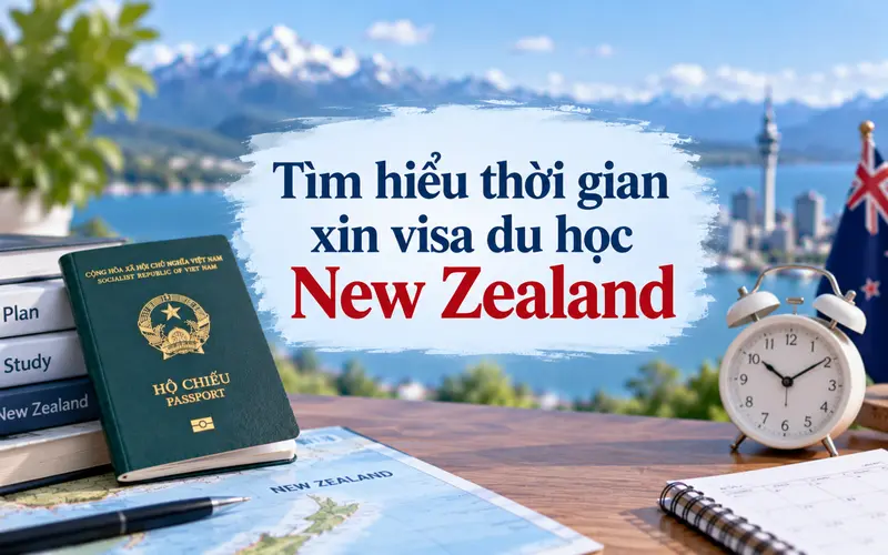Cập nhật thời gian xin visa du học New Zealand