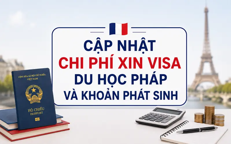 Tìm hiểu chi phí xin visa du học Pháp