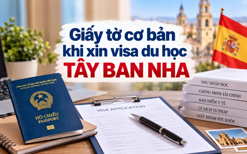 Hồ sơ cần chuẩn bị khi xin visa du học Tây Ban Nha