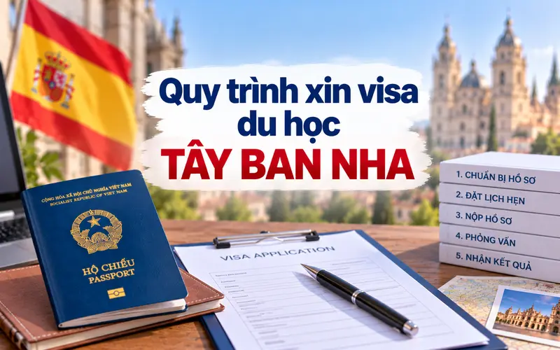Hướng dẫn các bước xin visa du học Tây Ban Nha