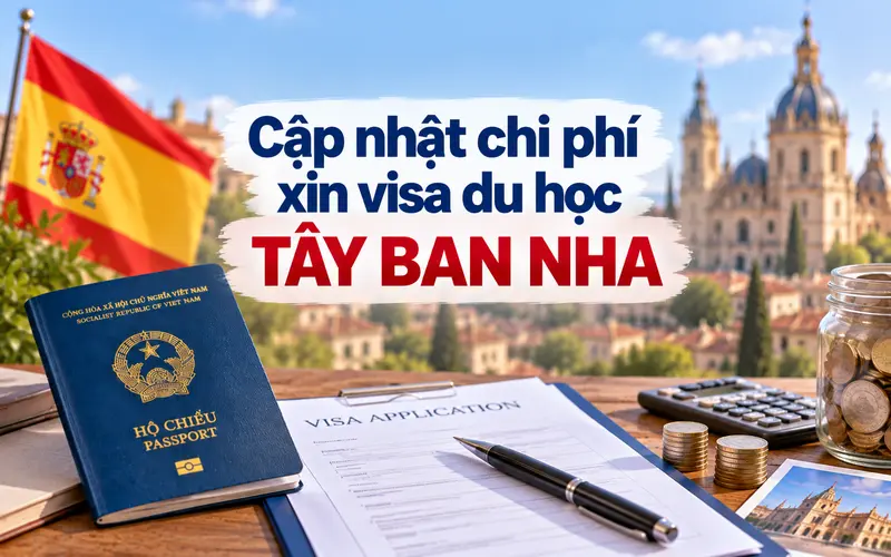 Tìm hiểu chi phí xin visa du học Tây Ban Nha