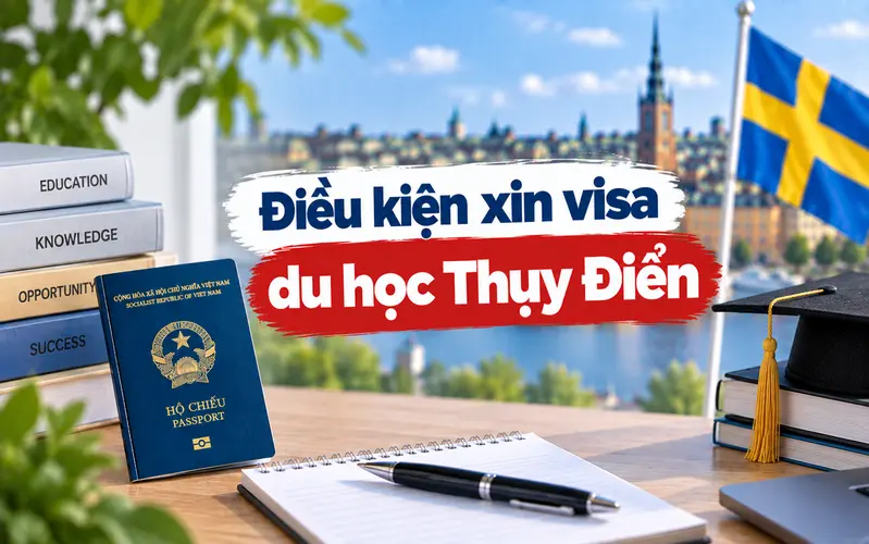 Cập nhật điều kiện xin visa du học Thụy Điển