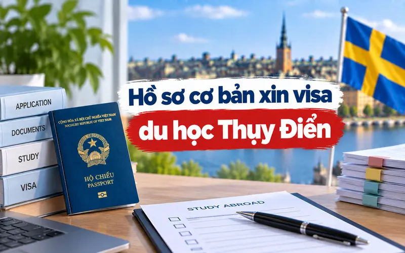 Hồ sơ cần chuẩn bị khi xin visa du học Thụy Điển