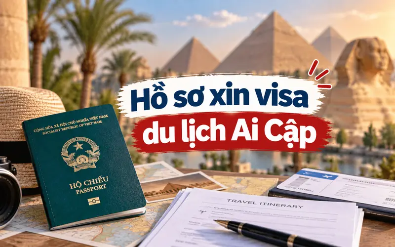 Hồ sơ cần chuẩn bị khi xin visa du lịch Ai Cập