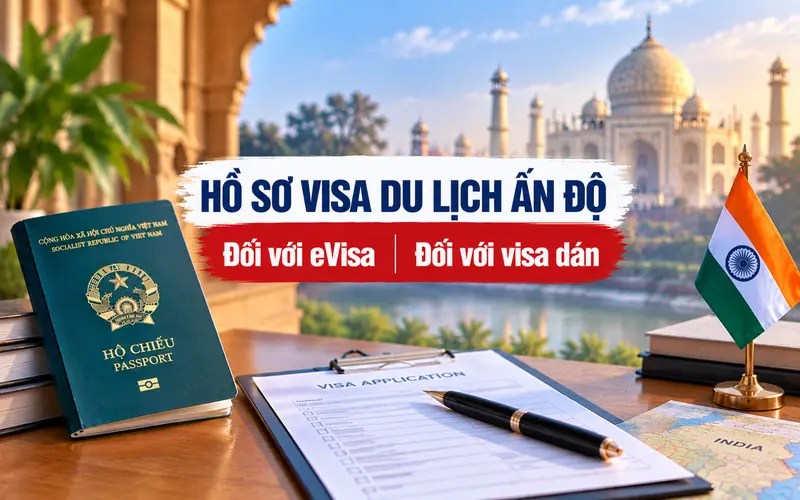 Hồ sơ cần chuẩn bị khi xin visa du lịch Ấn Độ
