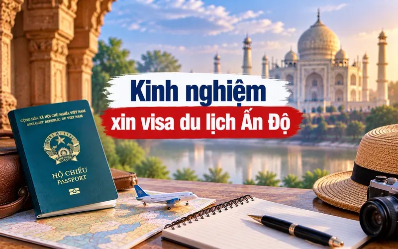 Kinh nghiệm xin visa du lịch Ấn Độ tối ưu