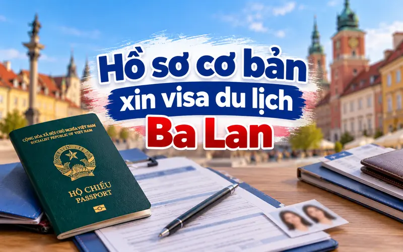 Hồ sơ cần chuẩn bị khi xin visa du lịch Ba Lan