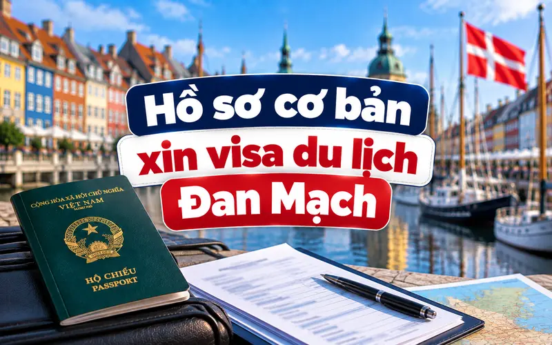 Hồ sơ cần chuẩn bị để xin visa du lịch Đan Mạch
