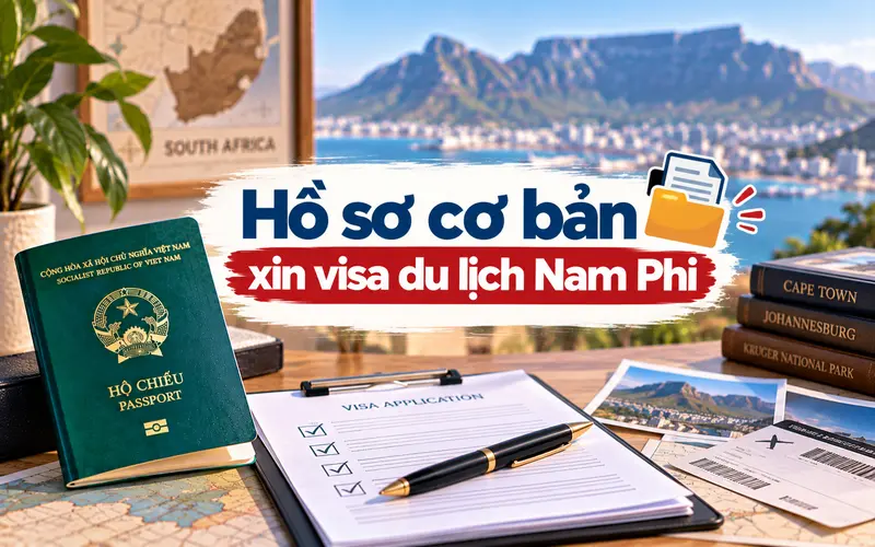 Hồ sơ cần chuẩn bị khi xin visa du lịch Nam Phi