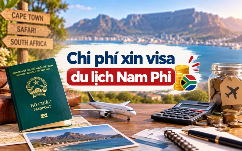 Tìm hiểu chi phí khi xin visa du lịch Nam Phi
