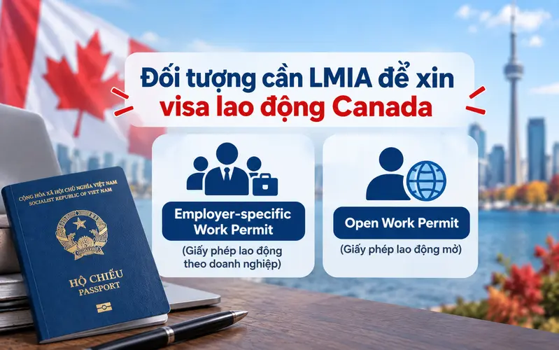 Đối tượng cần LMIA để xin visa lao động Canada